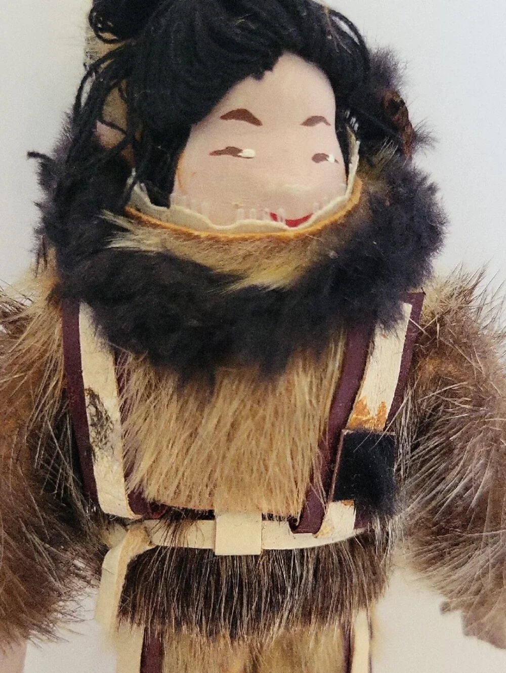1950s Handmade Inuit Tourist Doll 6.5